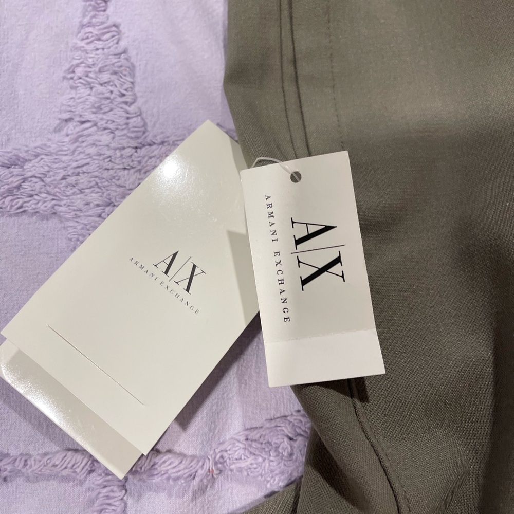 Armani Exchange Shelter Green Trousers